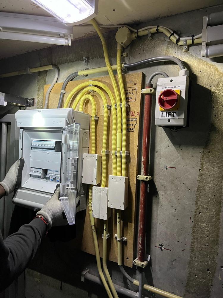 Groepenkast vernieuwd en aangesloten door ElektroWonen
